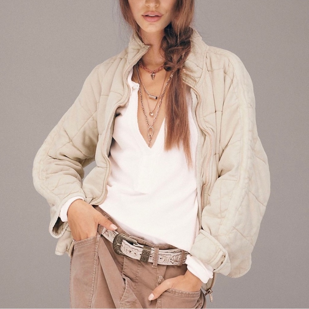Free People Dolman quilted jacket